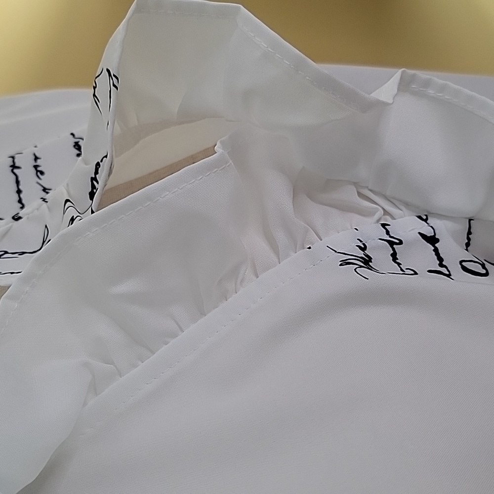 NWOT Ruffle trim blouse - Picture 3 of 5